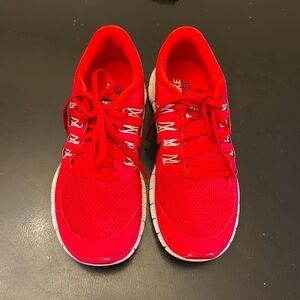Nike Free 5.0 Red Sneakers